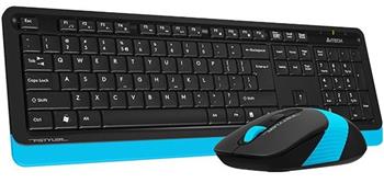 A4tech FG1010 FSTYLER set bezdr. klávesnice + myši, modrá barva
