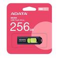 ADATA Flash Disk 256GB UC300, USB-C 3.2, černo-zelená