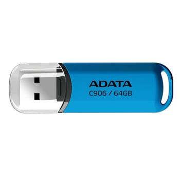 ADATA Flash Disk 64GB C906, USB 2.0, modrá