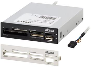 AKASA int. USB 2.0 interní čtečka karet + USB 2.0