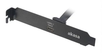 AKASA - USB 3.1 gen 2 Typ C PCI záslepka