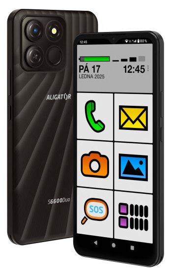 ALIGATOR S6600 SENIOR černý