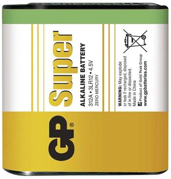 Alkalická baterie GP Super 3LR12 (4,5V)