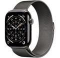 Apple Watch Series 11 Cellular (46mm) Břidlicově šedý titan s břidlicově šedým milánským tahem S/M