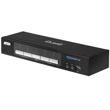 Aten CM-0264 2x4-port DVI/HDMI KVMP USB switch, audio, kombo kabely