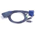 Aten CS-62U DataSwitch elektronický 2:1 (kláv.,VGA,myš,audio) USB