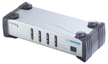 Aten VS-461 video přepínač 4 PC - 1 DVI+ 4xcinch audio, DO