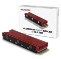AXAGON CLR-M2, hliníkový pasívní chladič pro M.2 2280 SSD