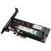 AXAGON PCEM2-DC PCIE NVME+NGFF M.2 ADAPTÉR