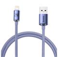 Baseus CAJY000005 Crystal Shine Series Datový Kabel USB - Lightning 20W 1,2m Purple