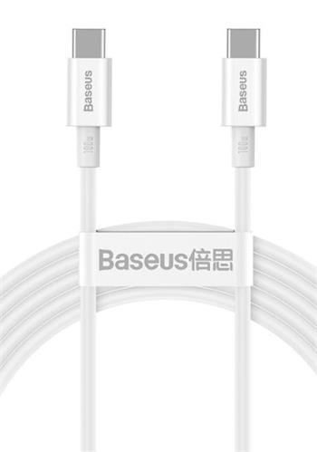 Baseus CATYS-C02 Superior Fast Charging Datový Kabel USB-C - USB-C 100W 2m White