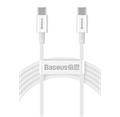 Baseus CATYS-C02 Superior Fast Charging Datový Kabel USB-C - USB-C 100W 2m White