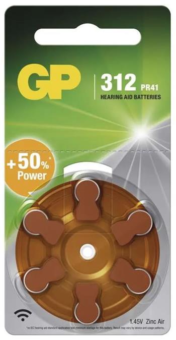 Baterie GP ZA312 6ks