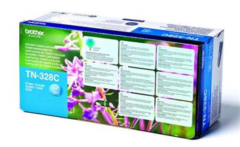 BROTHER TN-328C toner azurový, 6k