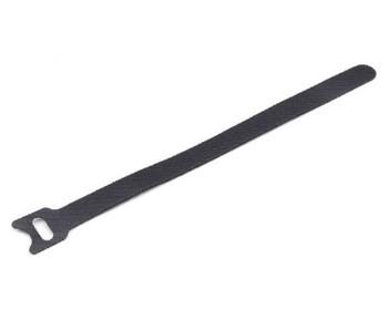 Cablexpert stahovací pásky na suchý zip, 210mm, černé, 100ks v balení