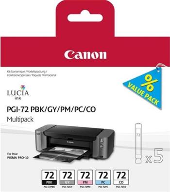 Canon ink. náplň PGI-72 PBK/GY/PM/PC/CO Multi Pack