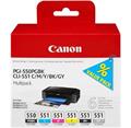 Canon ink. náplně PGI-550PGBk/CLI-551Bk/C/M/Y/GY Multipack