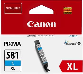 Canon inkoustová náplň CLI-581C XL cyan