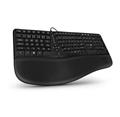 CONNECT IT FOR HEALTH ERGO drátová ergonomická klávesnice CZ + SK verze, ČERNÁ