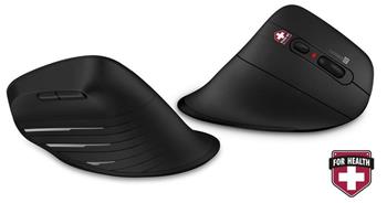 CONNECT IT FOR HEALTH Verti TriMode ergonomická vertikální myš, bezdrátová, ČERNÁ