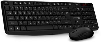 CONNECT IT OfficeBase Wireless Combo bezdrátová černá klávesnice + myš