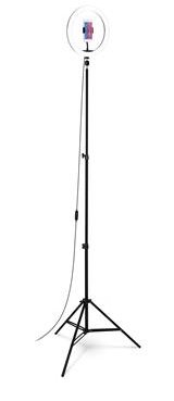 CONNECT IT Selfie12Ring kruhové 12" LED světlo + stativ 2,1 m