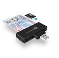 CONNECT IT USB čtečka eObčanek a čipových karet, ČERNÁ