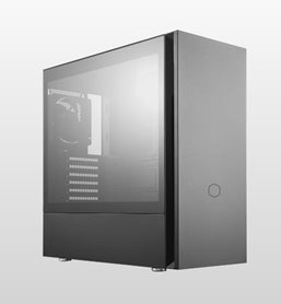 CoolerMaster case Silencio S600 Tempered Glass, ATX, Mid Tower, černá, bez zdroje