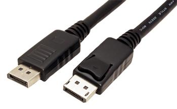 DisplayPort kabel v.1.2 (HBR2, 4K@60Hz), DP(M) - DP(M), 1m