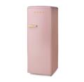 DOMO DO91708R Retro chladnička s mrazákem uvnitř - růžová