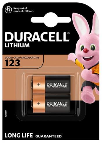 DURACELL - baterie 123 2ks
