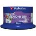 DVD+R Verbatim 8,5 GB DL 8x Printable 50-cake