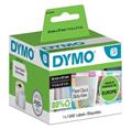 Dymo papírové štítky 57mm x 32mm, bílé, multifunkční, snímatelné, 1000 ks, 11354, S0722540