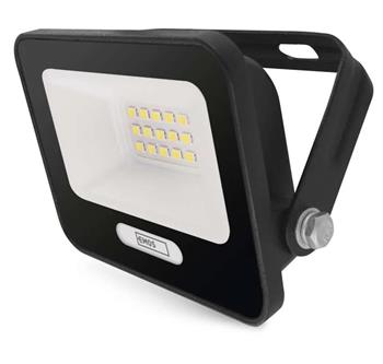 Emos ZS2214B LED reflektor GLARO 10W, černý, IP65, 1000 lm, neutrální bílá