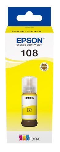 Epson 108 EcoTank Yellow ink bottle