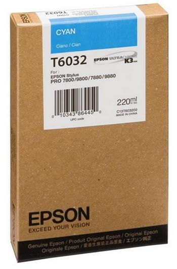 Epson ink bar Stylus Pro 7800/7880/9800/9880 - cyan (220ml)