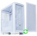 EVOLVEO Ptero Q2W, 2x čelní panel - sklo /mřížka, case ATX, bílá