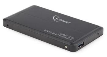 GEMBIRD externí box pro 2.5" zařízení, USB 3.0, SATA, černý
