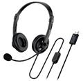 Genius HS-230U, USB-A sluchátka s mikrofonem