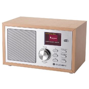 GoGEN DAB 620 BTCS, DAB+ rádio hnědý/stříbrný