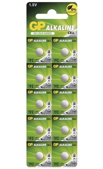 GP 192F (LR41) baterie 10ks