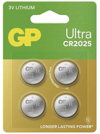 GP Ultra CR2025 4ks