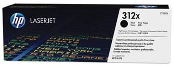 HP 312X Black LJ Toner Cart, CF380X High Capacity