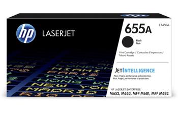 HP 655A Black Original LaserJet Toner Cartridge CF450A