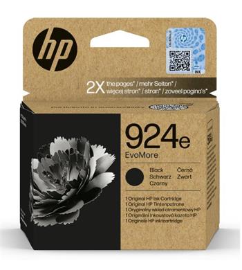 HP 924e EvoMore Black Original Ink Cartridge 4K0V0NE
