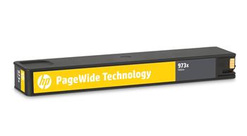 HP 973X High Yield Yellow Original PageWide Cartridge, F6T83AE
