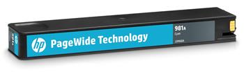 HP 981A Cyan Original PageWide Cartridge, J3M68A