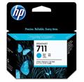 HP No.711 29-ml Cyan Ink Cartridge, 3-pack, CZ134A