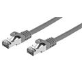 Kabel C-TECH patchcord Cat7, S/FTP, šedý, 5m