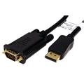Kabel DisplayPort - VGA, DP(M) -> MD15HD, 5m, černý